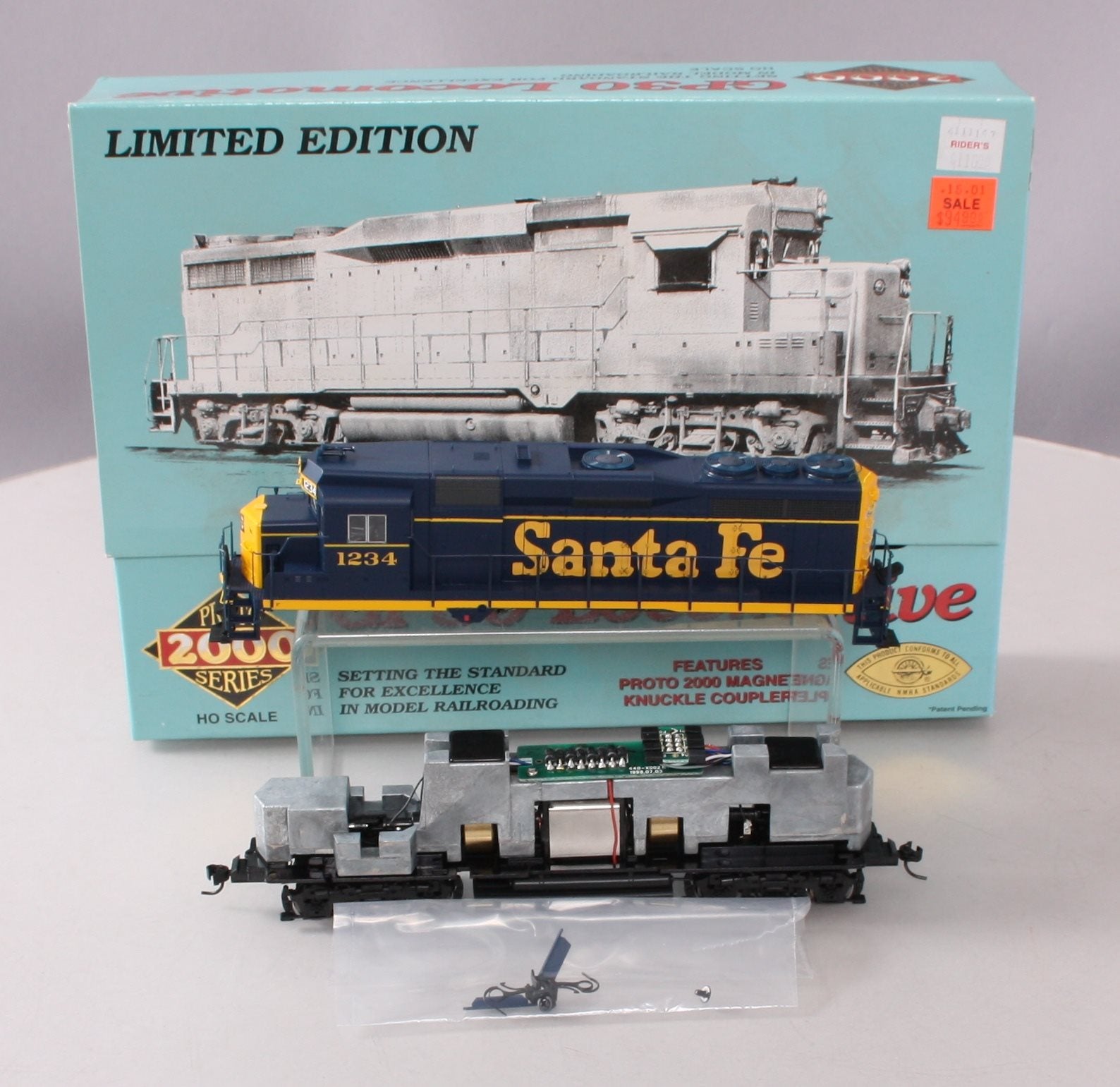 Proto 2000 21537 HO Scale AT&SF EMD GP30 Locomotive #1234 (Limited Edition) LN/Box