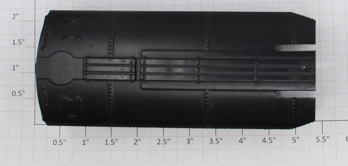 Lionel 2460-2 O Gauge Black Bucyrus Erie Crane Cab with Closed Smokestack Hole