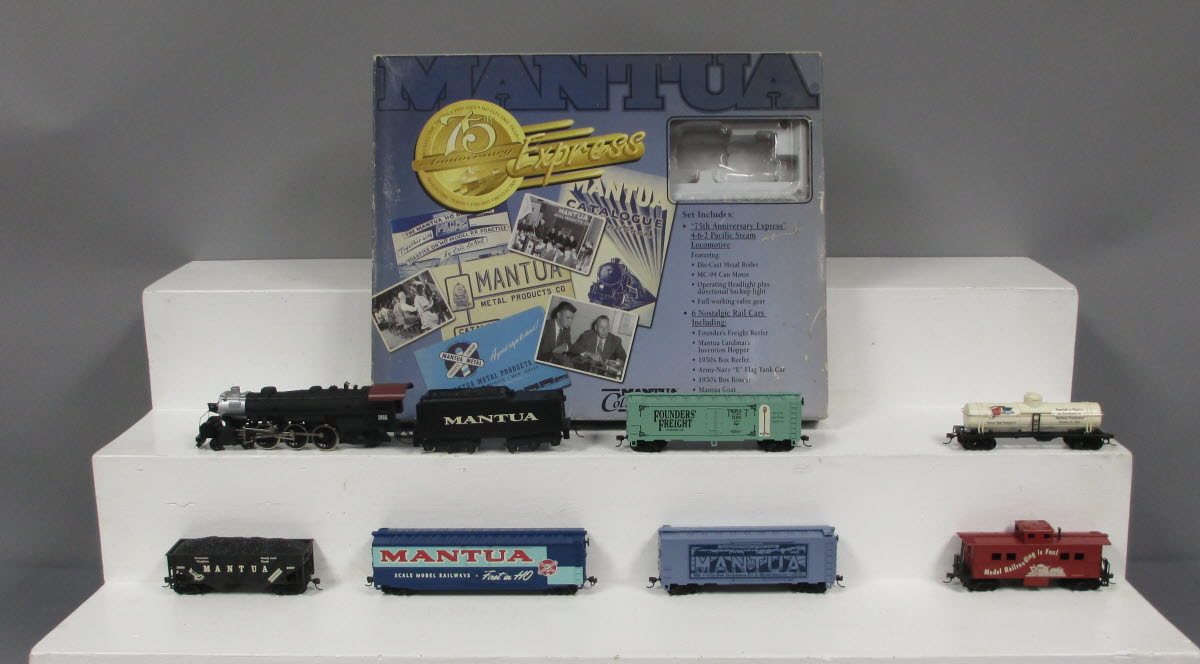 Mantua HO 75th Anniversary Express Train Set