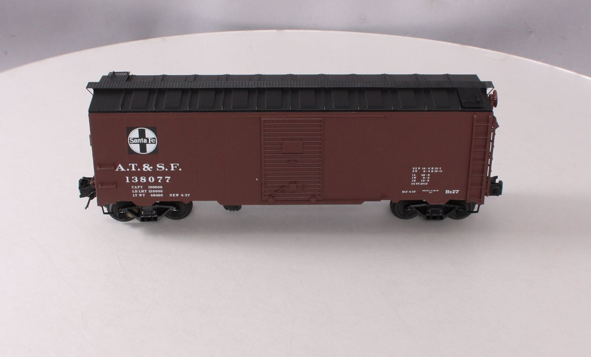 Atlas 8564-3 O Santa Fe 1937 AAR 40' Single Door Boxcar #138077 (3-Rail) LN/Box