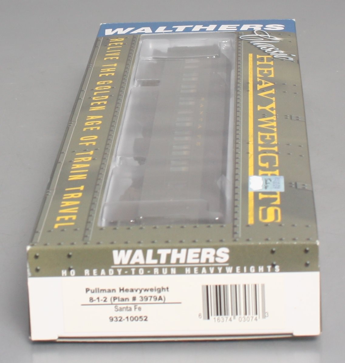 Walthers 932-10052 HO Scale Santa Fe Pullman Heavyweight 8-1-2 (Plan #3979A) LN/Box