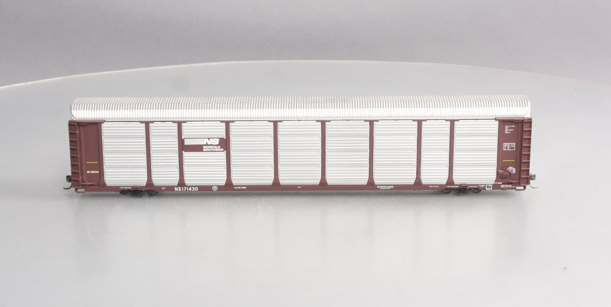 Walthers 932-4858 HO Scale NS Thrall 89' Tri-Level Auto Carrier #171430 LN/Box