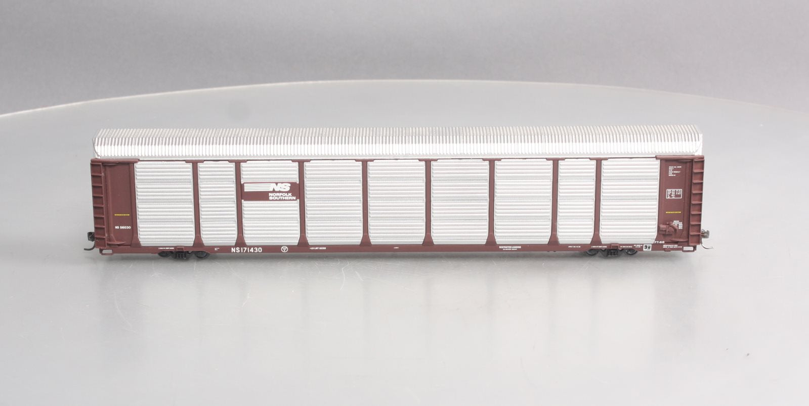 Walthers 932-4858 HO Scale NS Thrall 89' Tri-Level Auto Carrier #171430 LN/Box