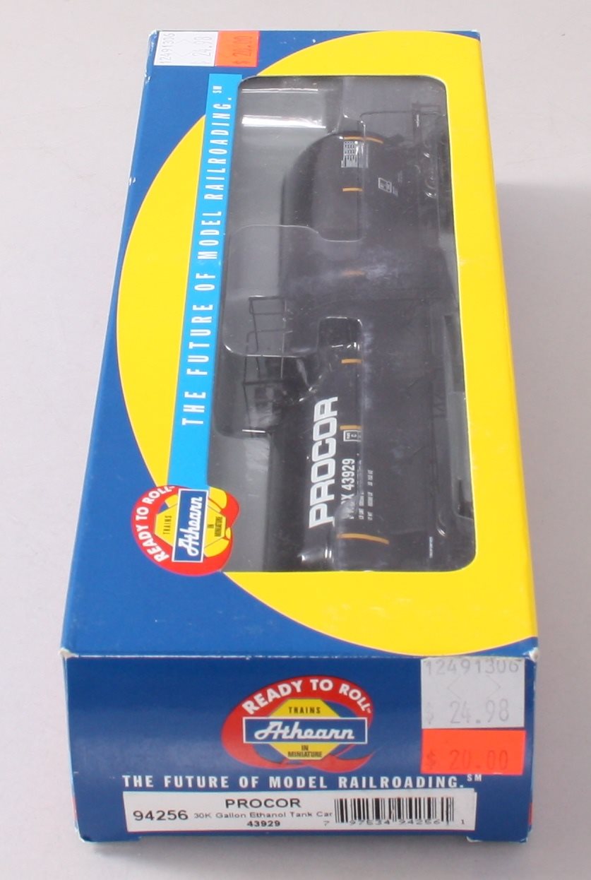 Athearn 94256 HO Scale Procor 30k Gallon Ethanol Tank Car #43929 LN/Box
