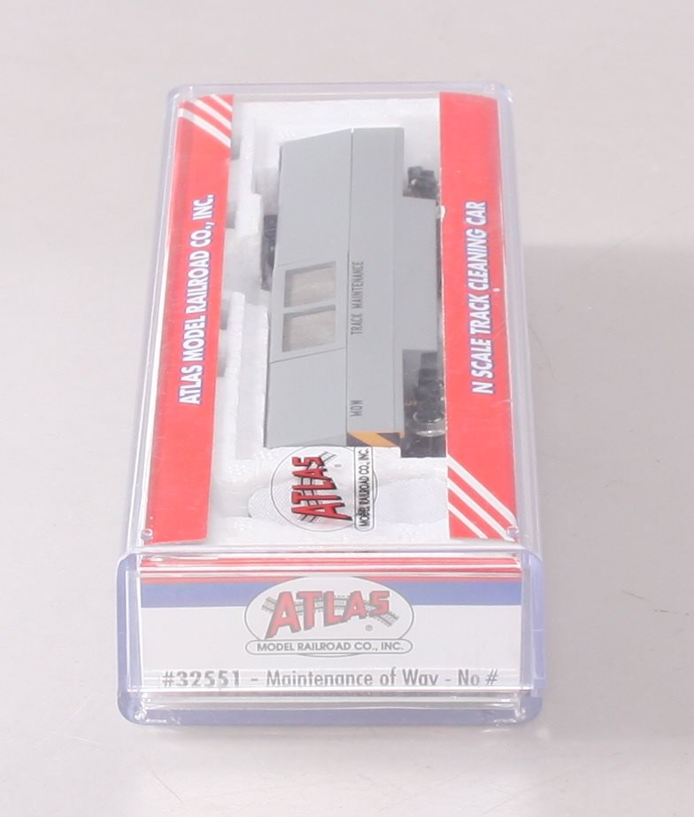 Atlas 32551 N Scale Maintenance of Way Track Cleaning Car LN/Box