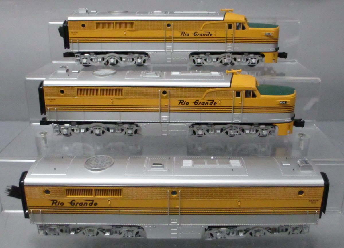K-Line K-29212 O Semi-Scale Rio Grande PA-1 ABA Diesel Set with TMCC LN/Box