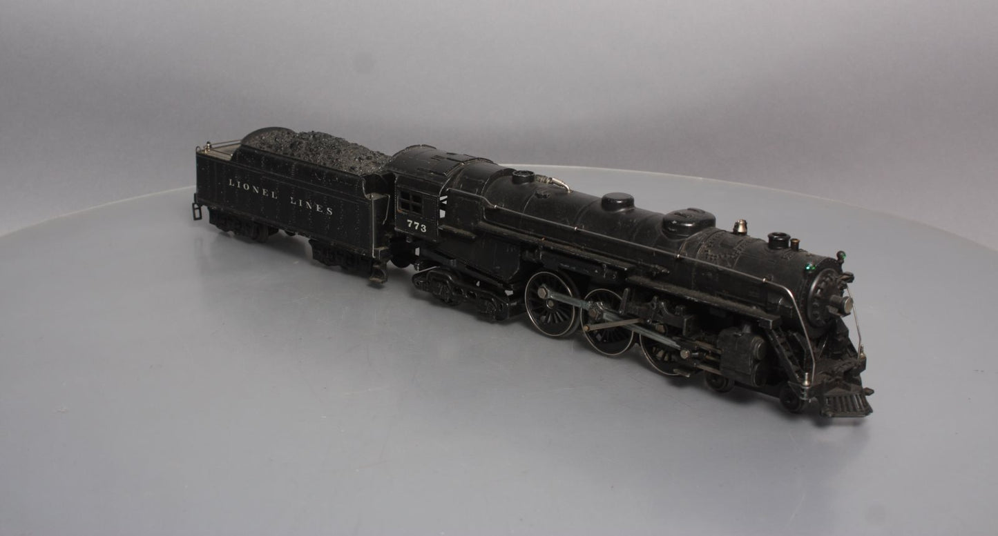 Lionel 773 Vintage O Gauge 4-6-4 Hudson Steam Locomotive w/Tender - 1964 Version EX