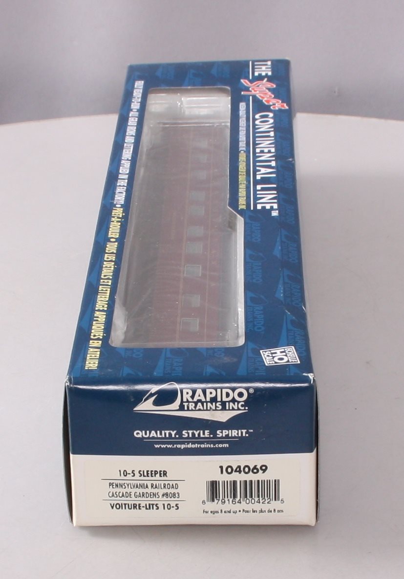 Rapido 104069 HO Pennsylvania "Cascade Gardens" 10-5 Sleeper Car #8083