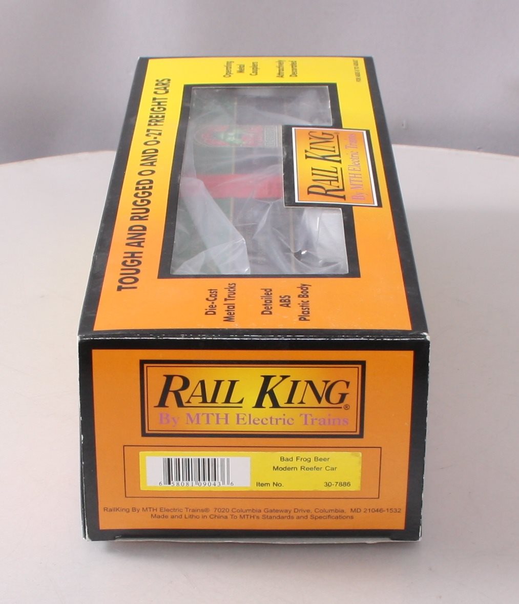MTH 30-7886 O Gauge Bad Frog Beer Reefer Car LN/Box