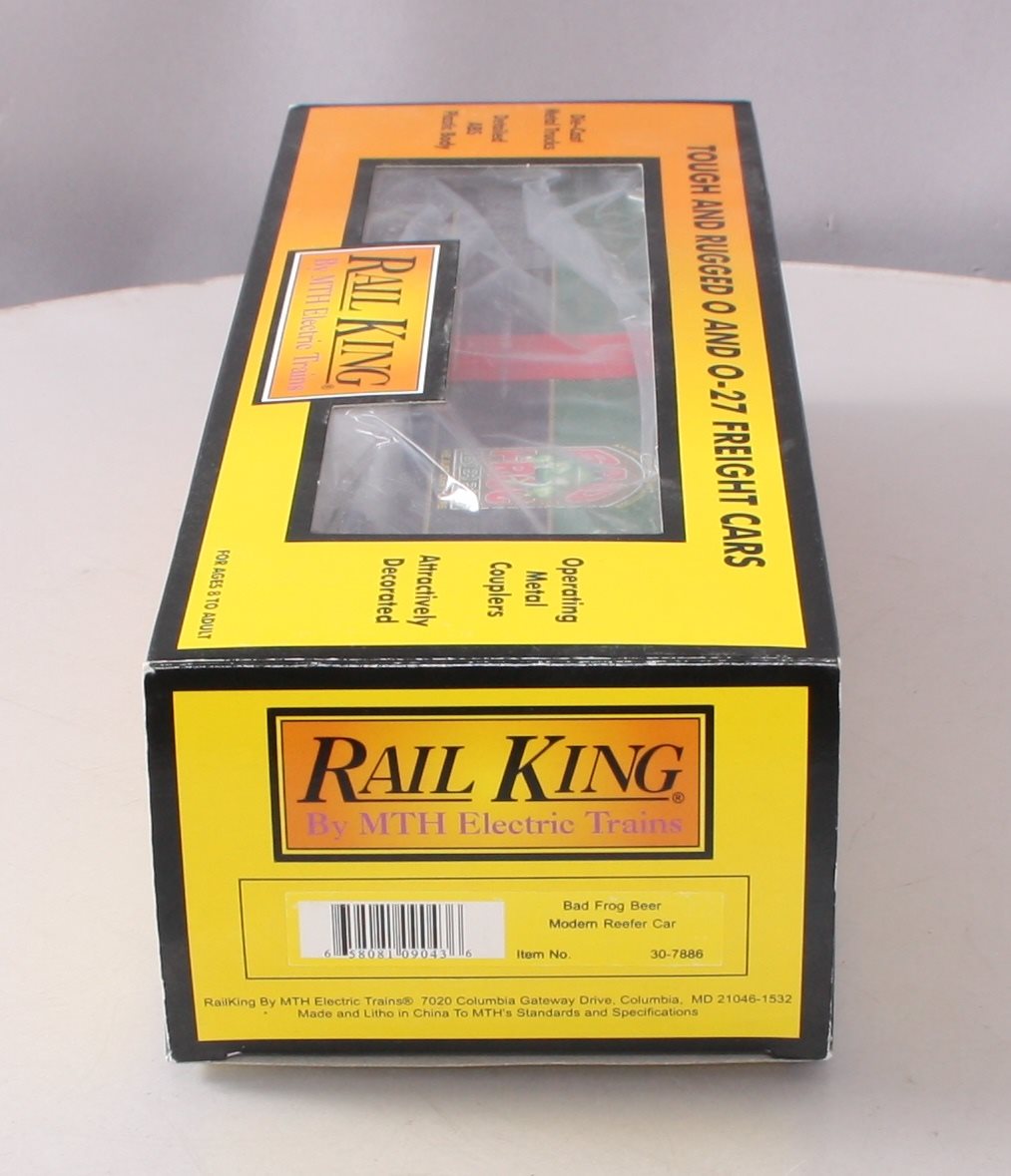 MTH 30-7886 O Gauge Bad Frog Beer Reefer Car LN/Box