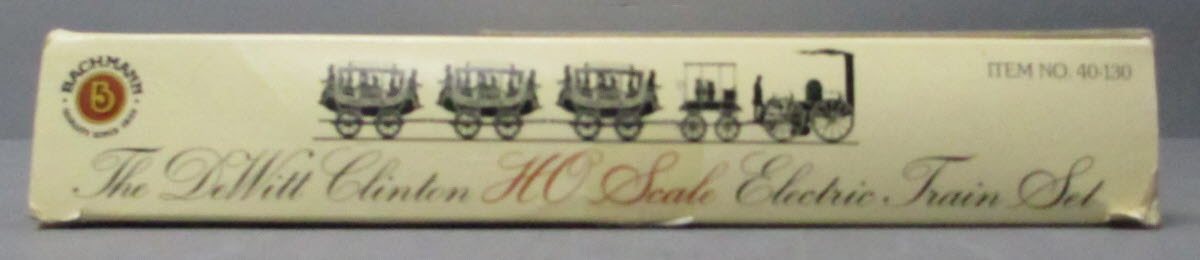 Bachmann 40-130 HO Gauge Dewitt Clinton Steam Train Set EX/Box