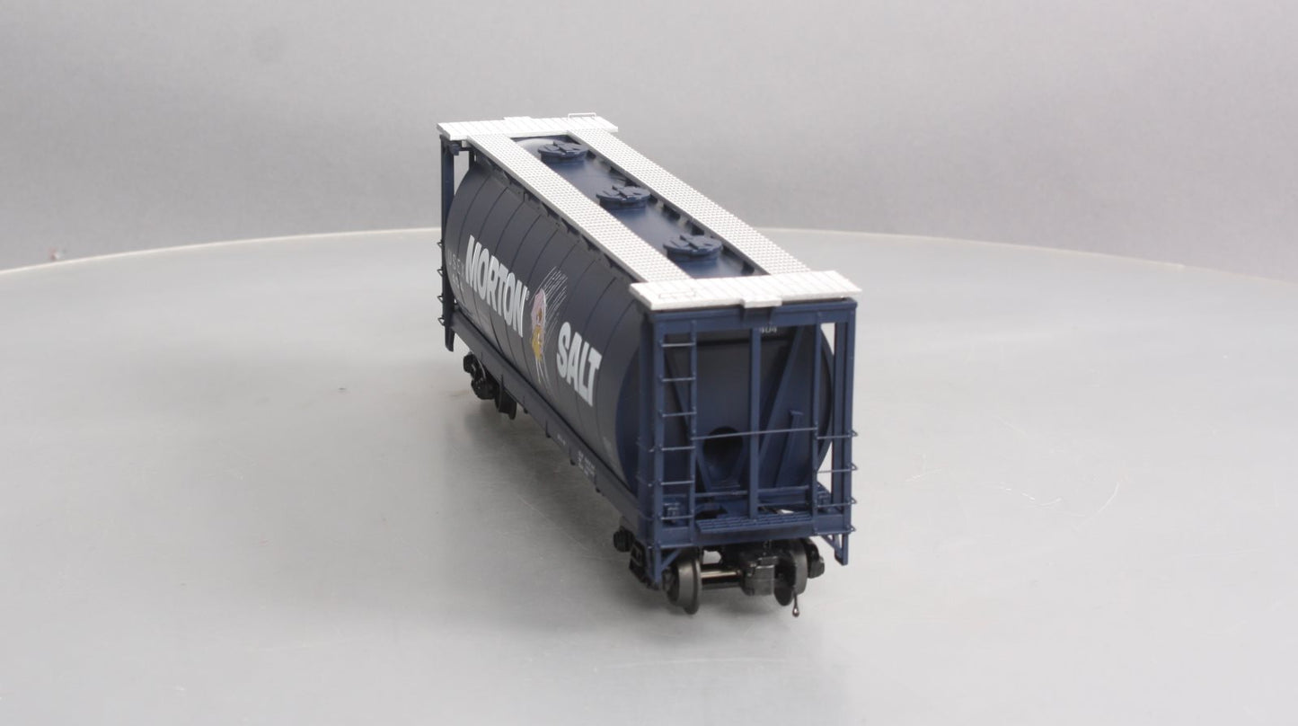 MTH 20-97945 O Morton Salt 3-Bay Cylindrical Hopper Car #404 LN/Box