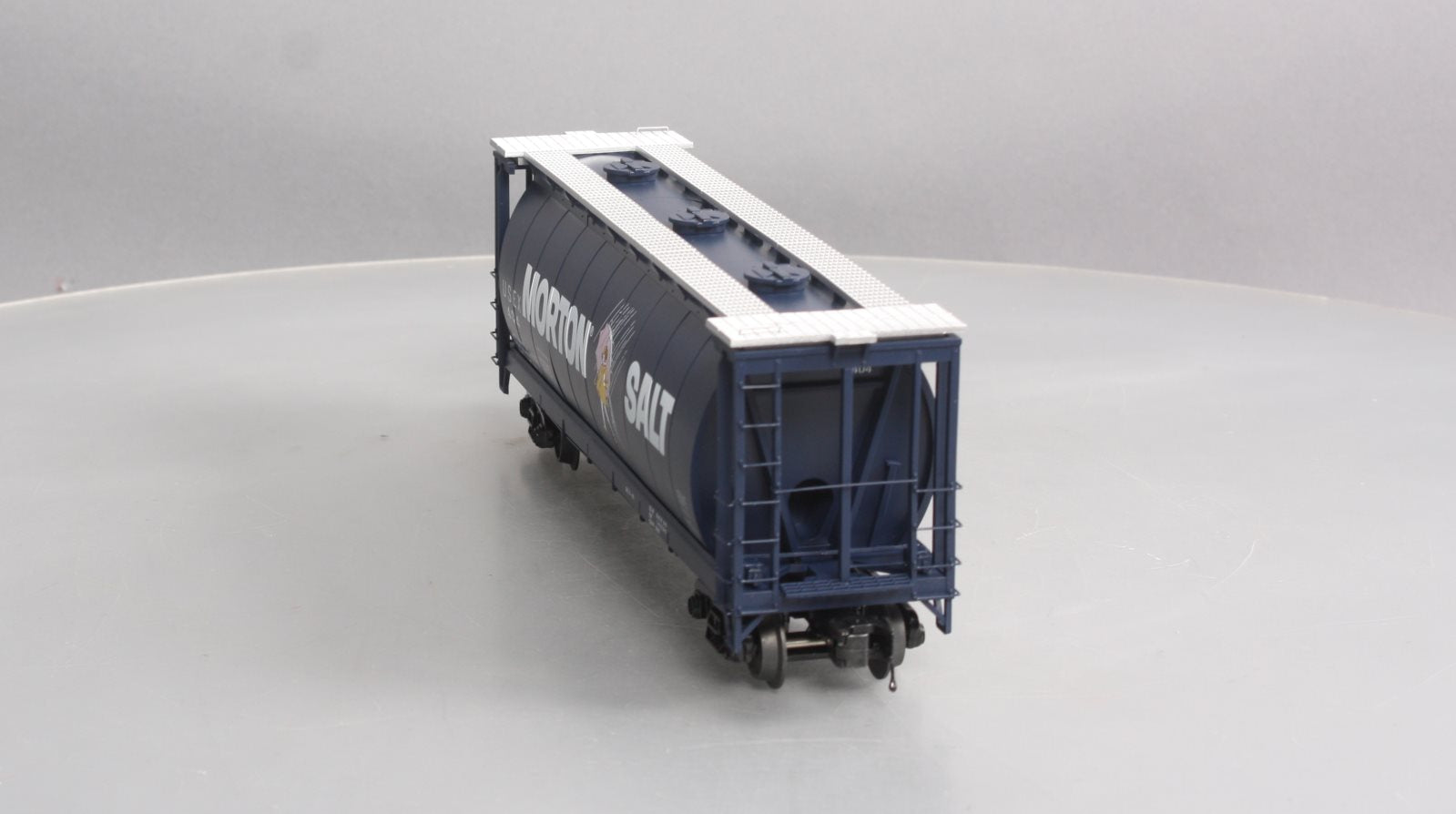 MTH 20-97945 O Morton Salt 3-Bay Cylindrical Hopper Car #404 LN/Box