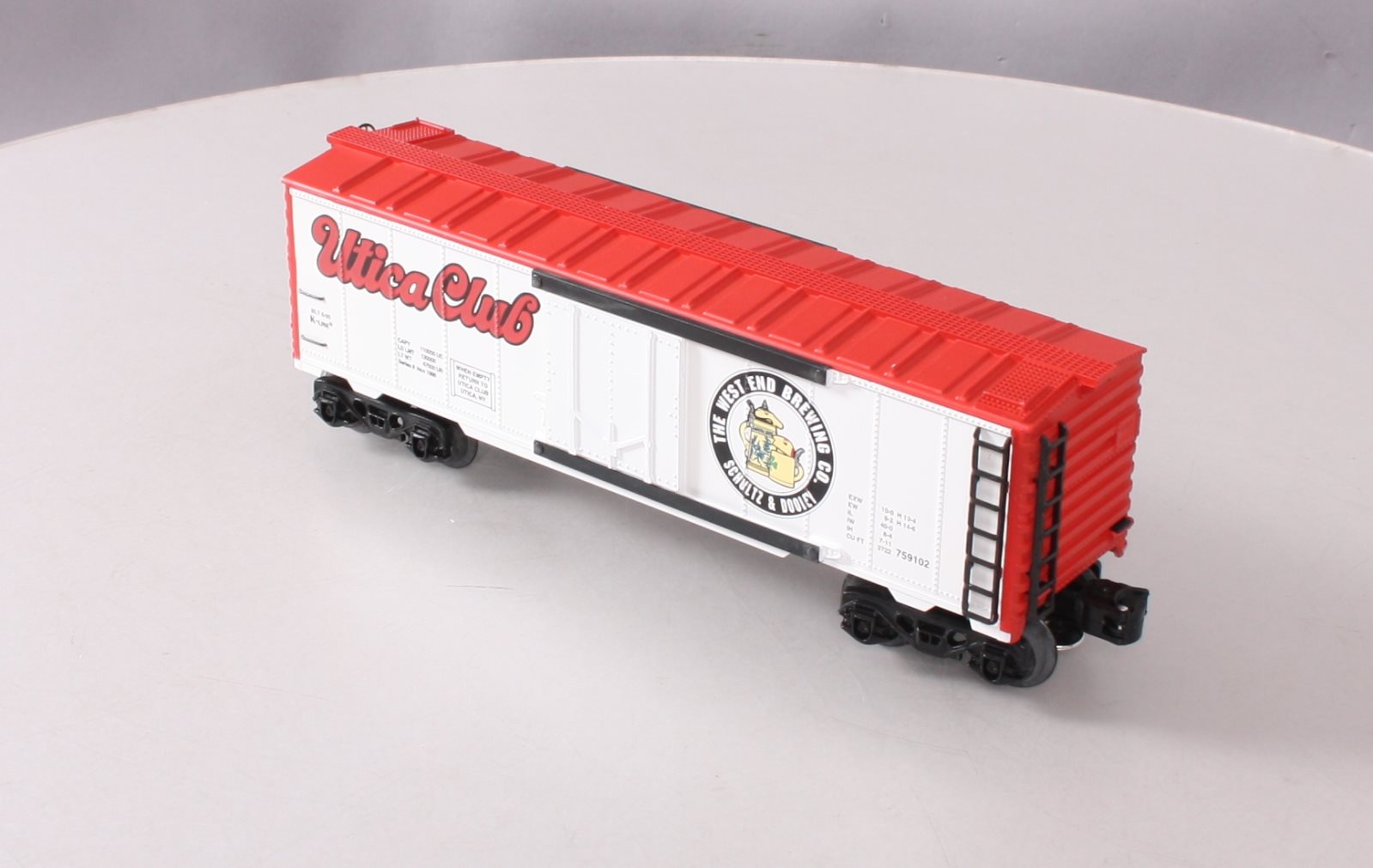 K-Line K759102 O Gauge Utica Club Reefer Car LN