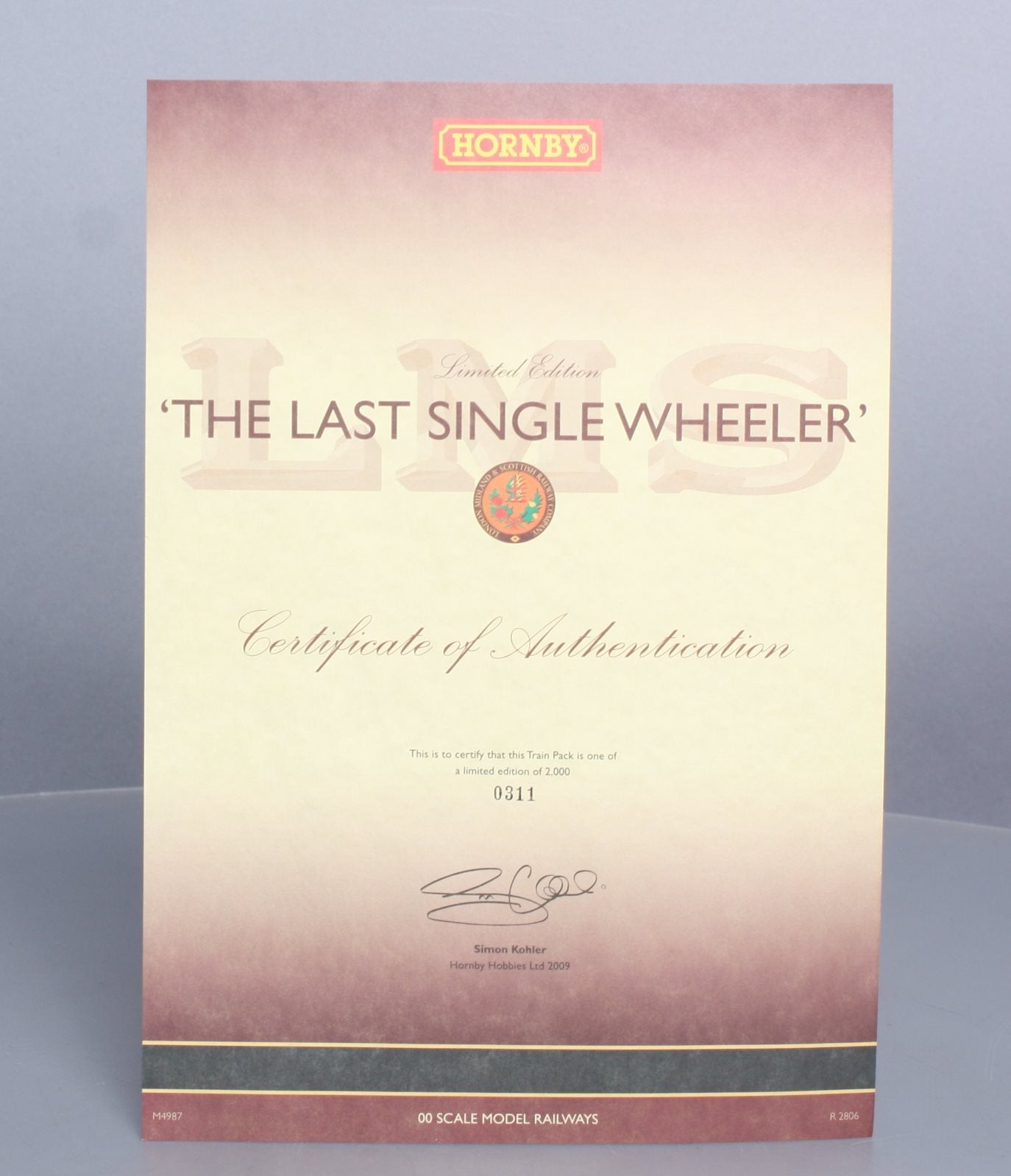 Hornby R2806 OO LMS Last Single Wheeler Train Pack NIB