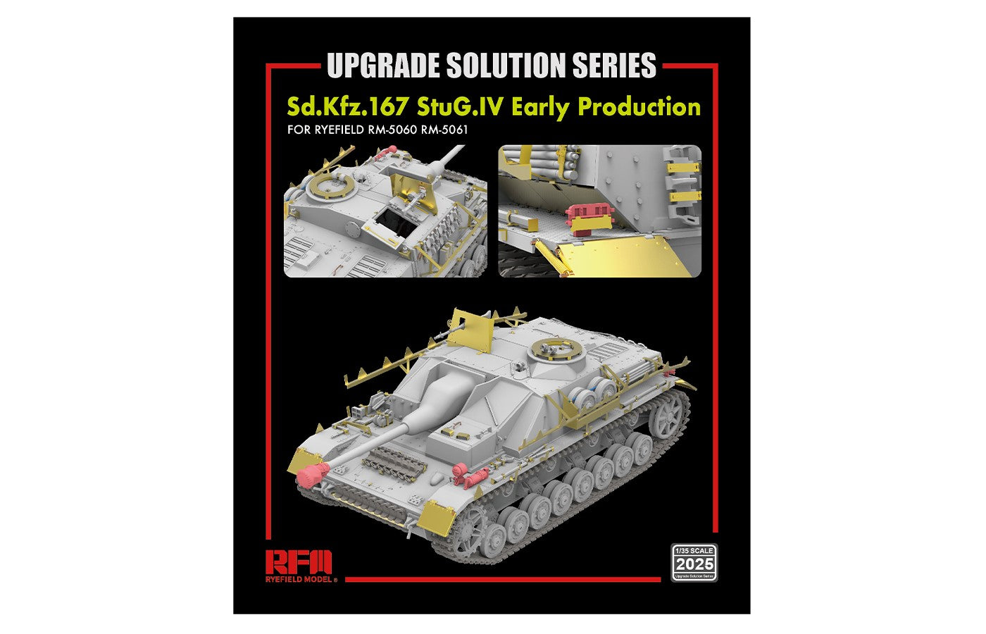 Rye Field Models RM-2025 1:35 Sd.Kfz. 167 StuG.IV Early Production Resin Kit