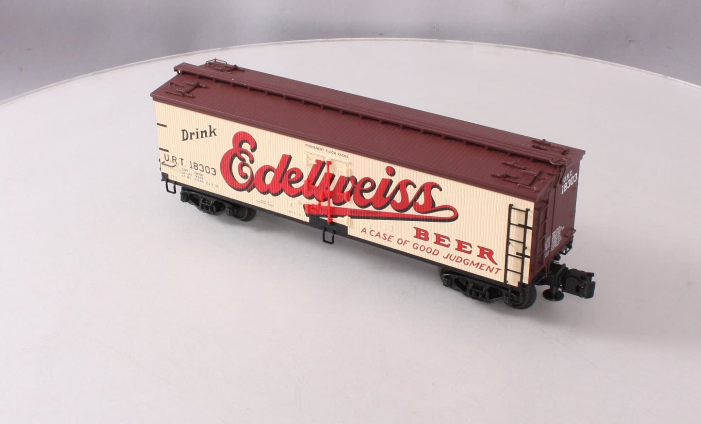 Atlas 6705-2 O Gauge Edelweiss Refrigerator Car (3-Rail) LN/Box