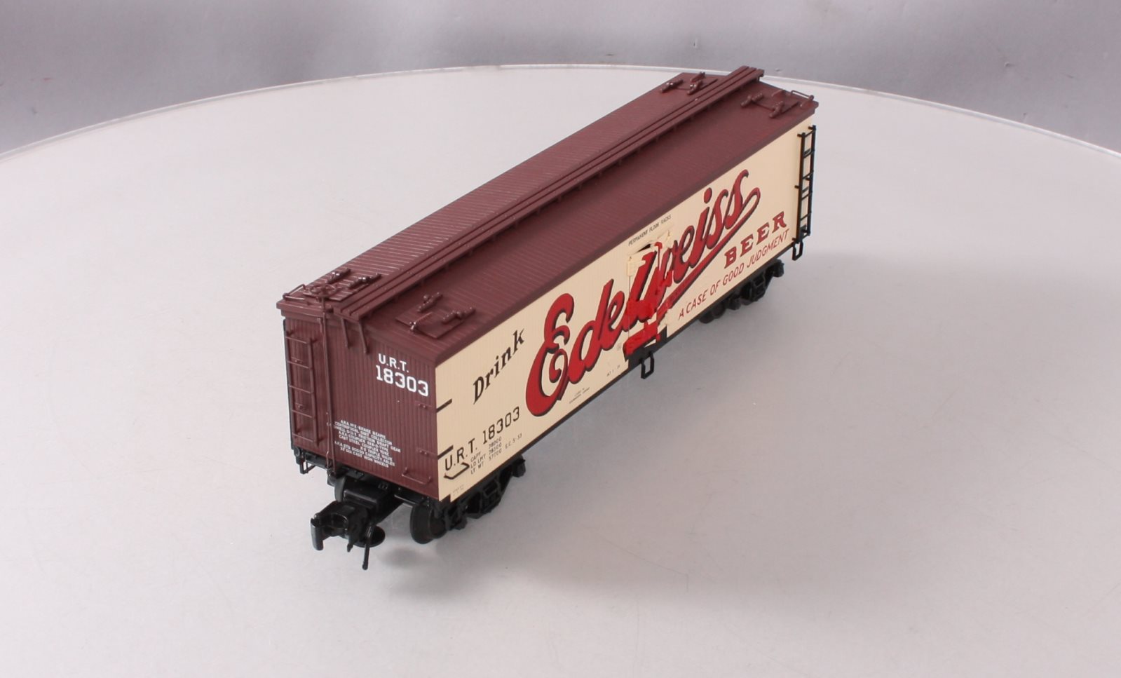 Atlas 6705-2 O Gauge Edelweiss Refrigerator Car (3-Rail) LN/Box