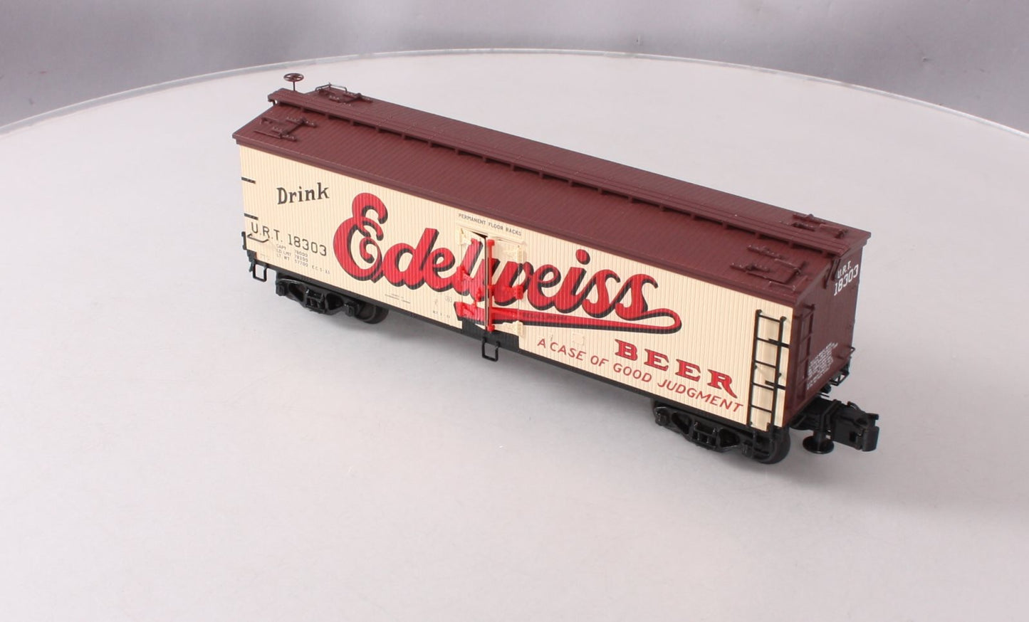 Atlas 6705-2 O Gauge Edelweiss Refrigerator Car (3-Rail) LN/Box