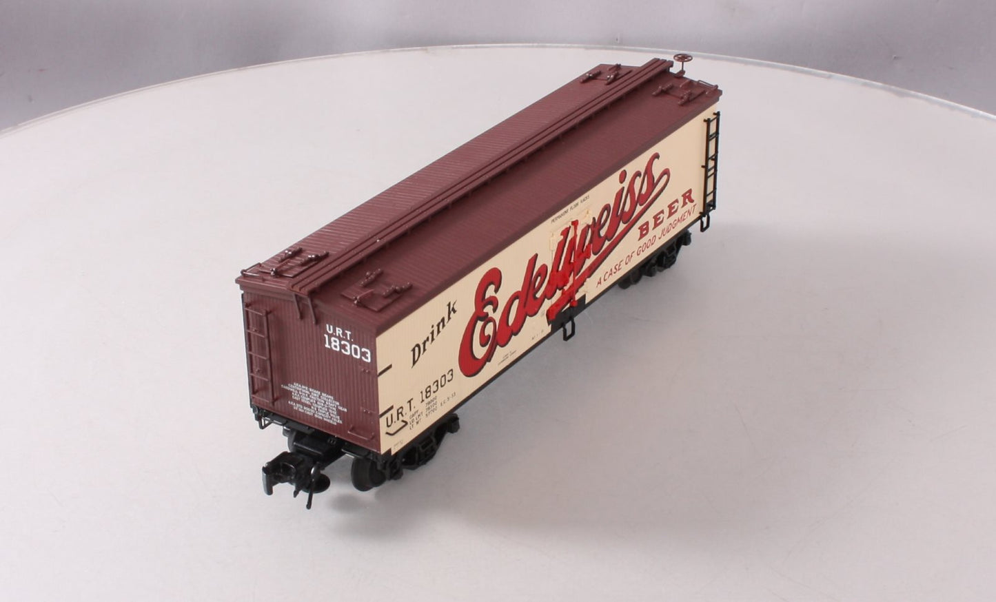 Atlas 6705-2 O Gauge Edelweiss Refrigerator Car (3-Rail) LN/Box
