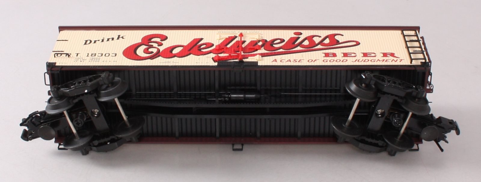 Atlas 6705-2 O Gauge Edelweiss Refrigerator Car (3-Rail) LN/Box