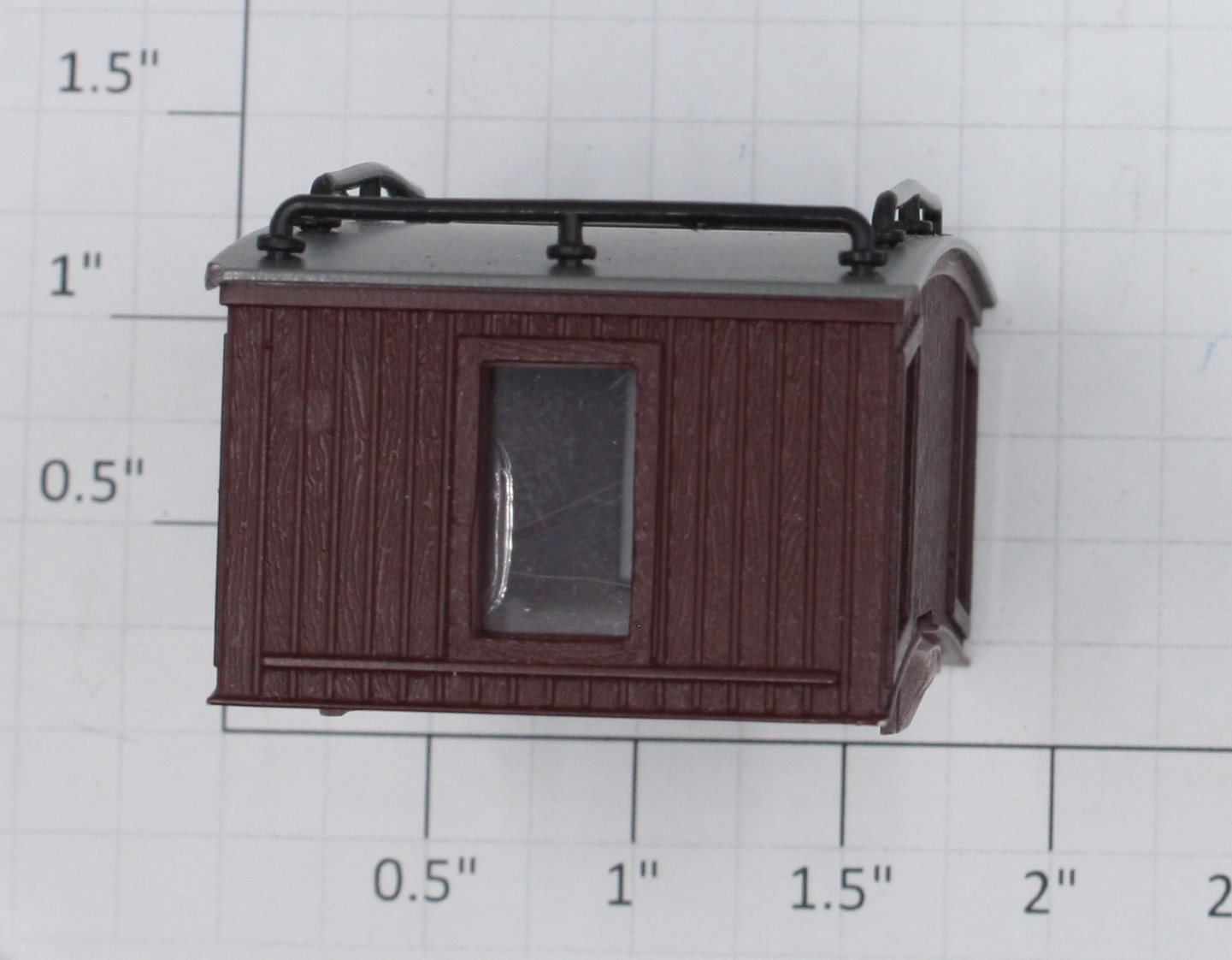 Lionel 17603-24 Maroon Cupola with Windows & Handrails w/ Gray Roof
