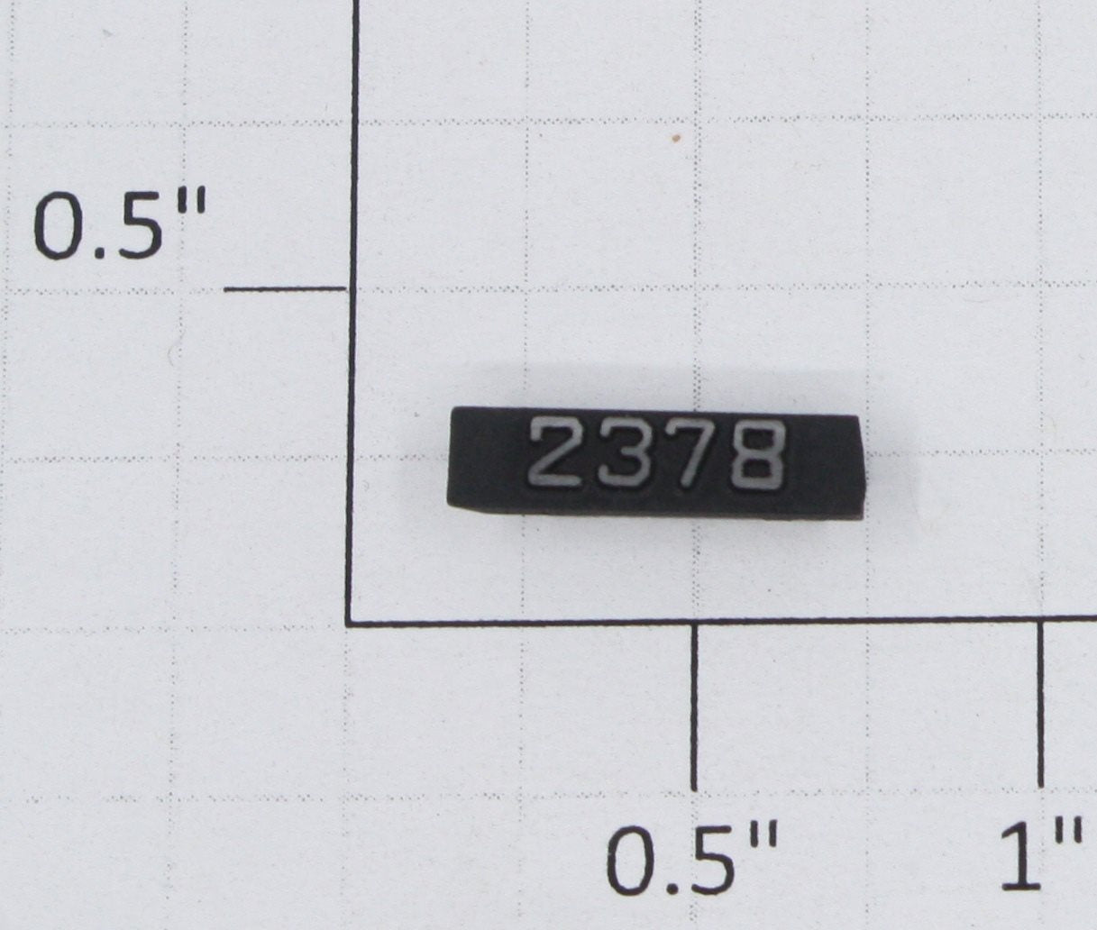 Lionel 2378-10 Left Hand Painted Raised Marker Lens/Number Board