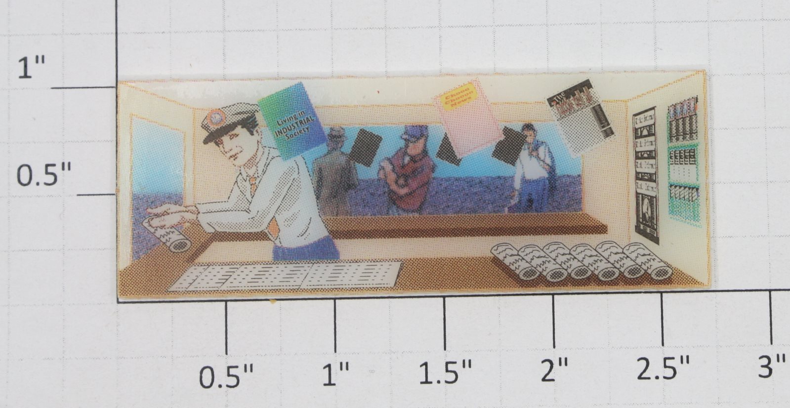 Lionel 12961-225 Long Right Hand Newsstand Window Insert