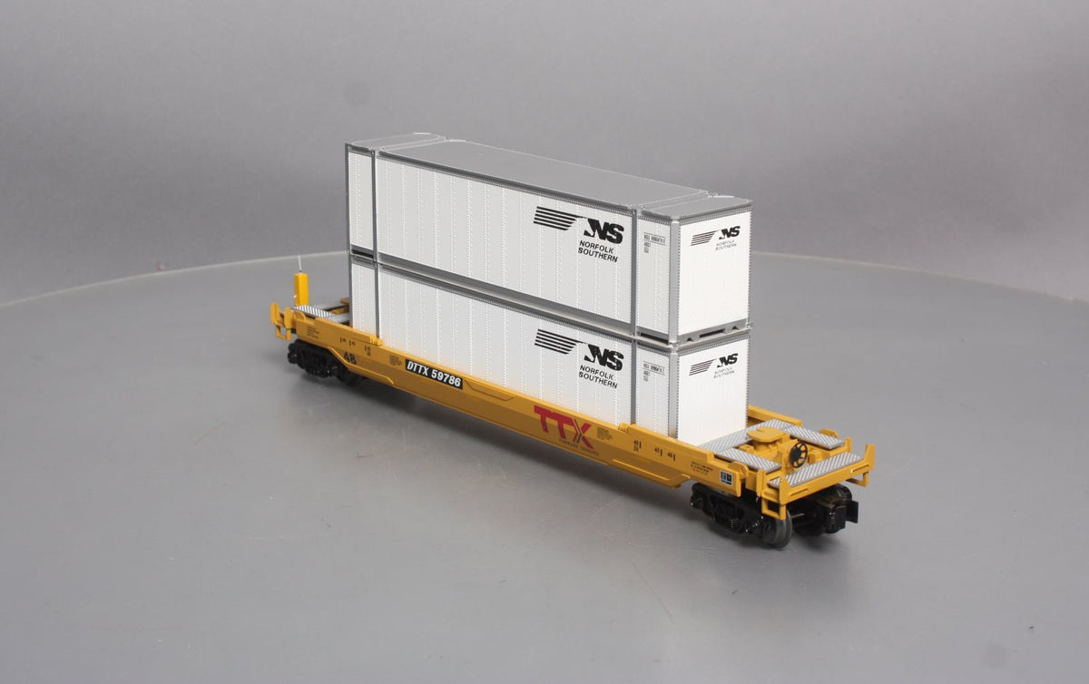 MTH 30-4205C O Norfolk Southern Husky Stack Car w/ETD #DTTX59786 LN/Box