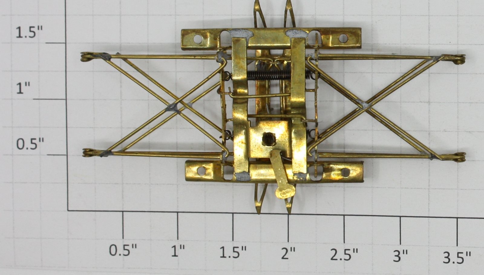 Acme 1000X-7 O Scale Brass Pantograph Assembly