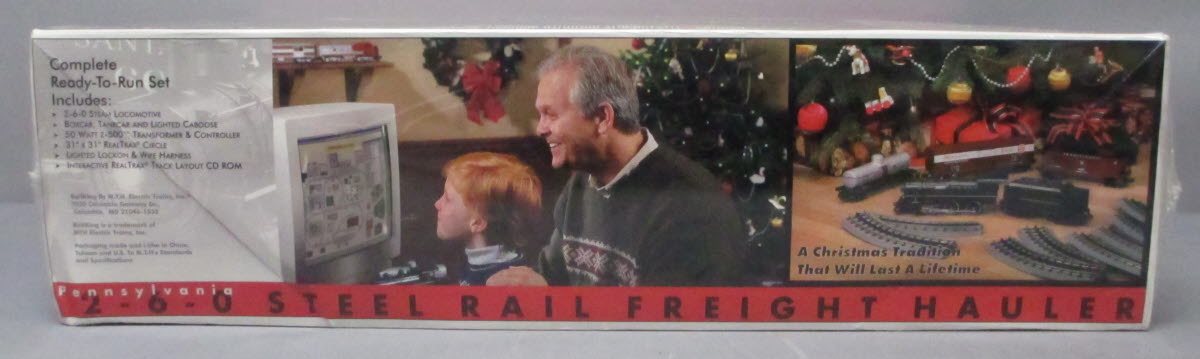 MTH O PRR 2-6-0 Steel Rail Freight Hauler Set NIB