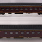 MTH 20-6614 O Gauge Norfolk & Western 2-Car 70' ABS Sleeper/Diner Passenger Set LN/Box