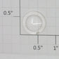 Lionel 385-38 11/16" Curved Headlight Lens Fits-385E, 392E, 1835E