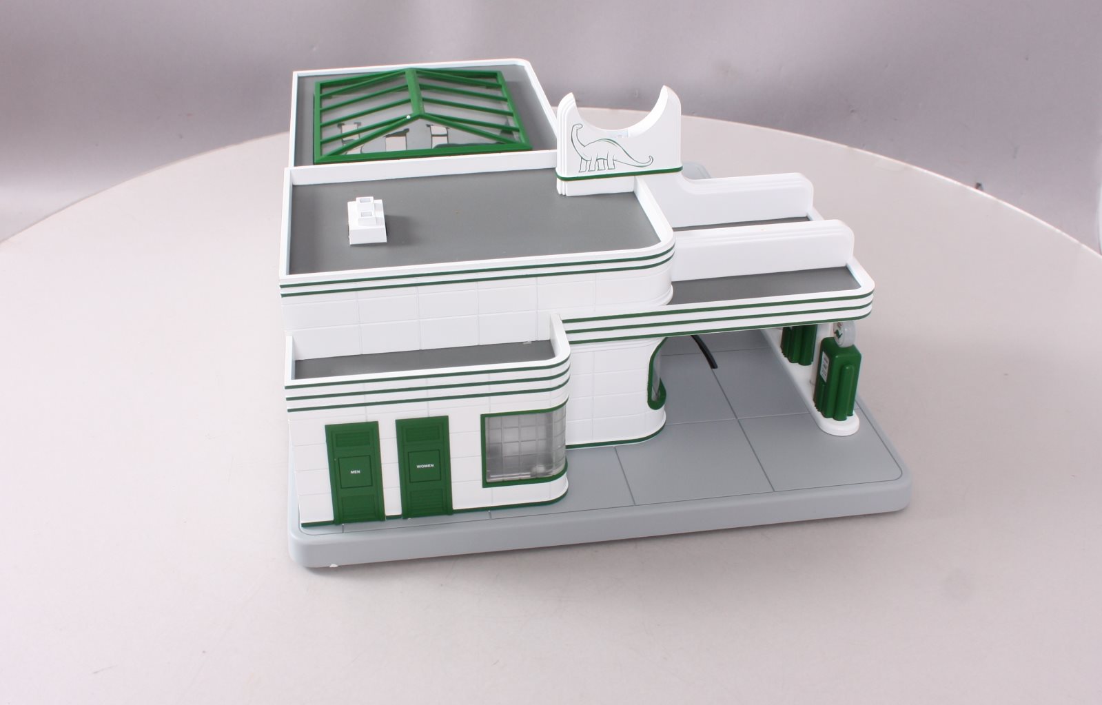 MTH 30-9101 O Gauge Sinclair Assembled Operating Gas Station LN/Box