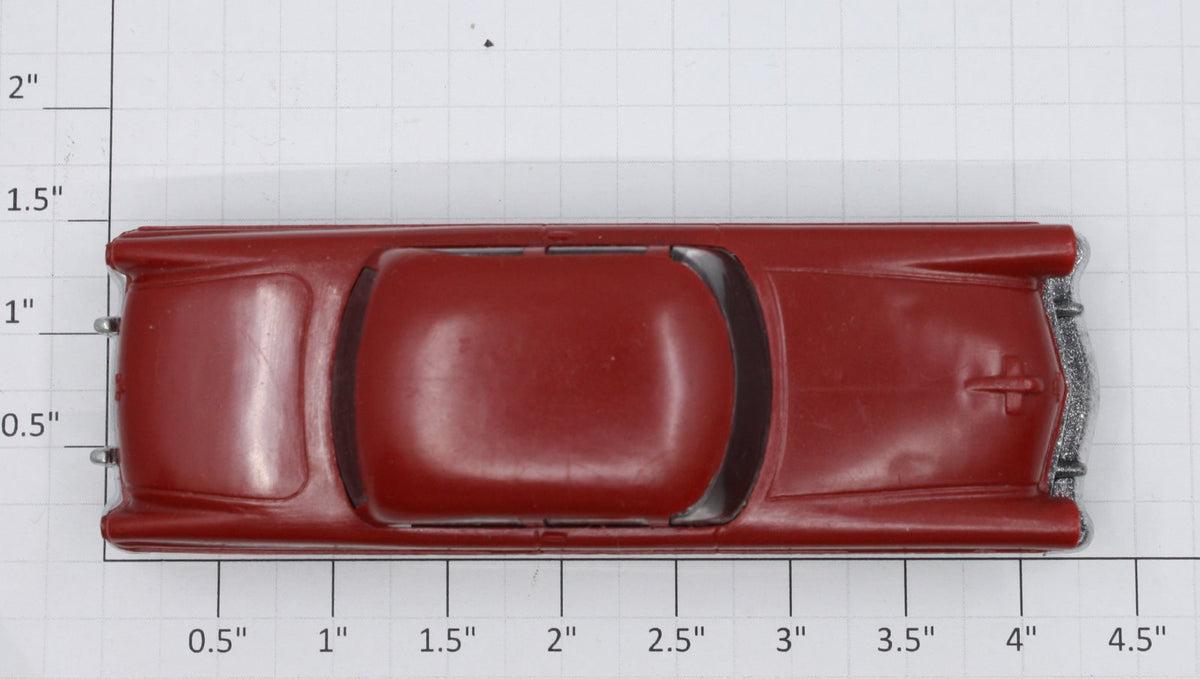 Lionel 6414-25 Red Repro Automobile with Chrome Bumpers