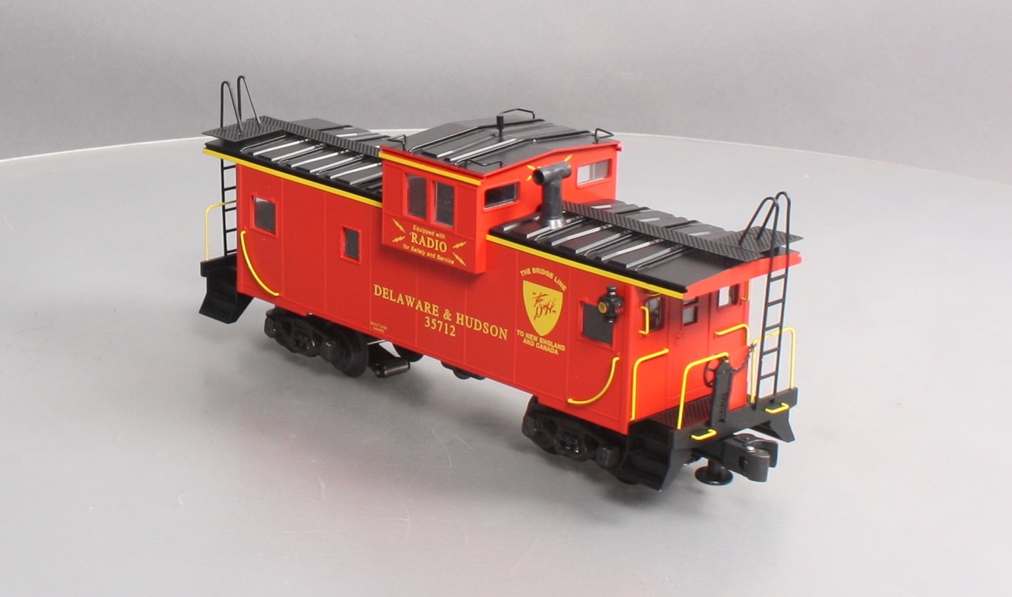 K-Line K613-1451 O Gauge Delaware & Hudson Extended Vision Caboose #35712 LN/Box