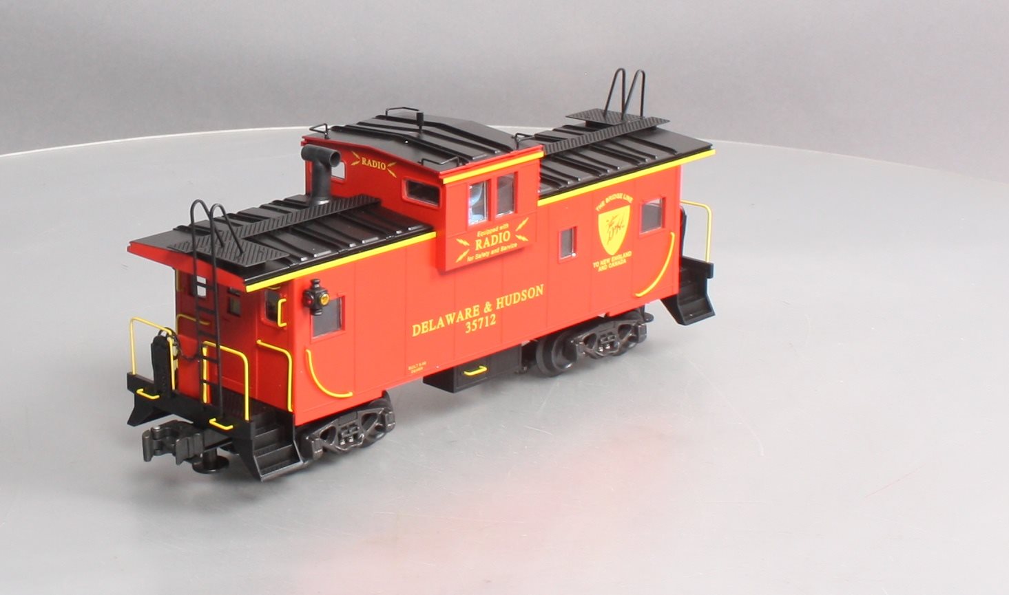 K-Line K613-1451 O Gauge Delaware & Hudson Extended Vision Caboose #35712 LN/Box