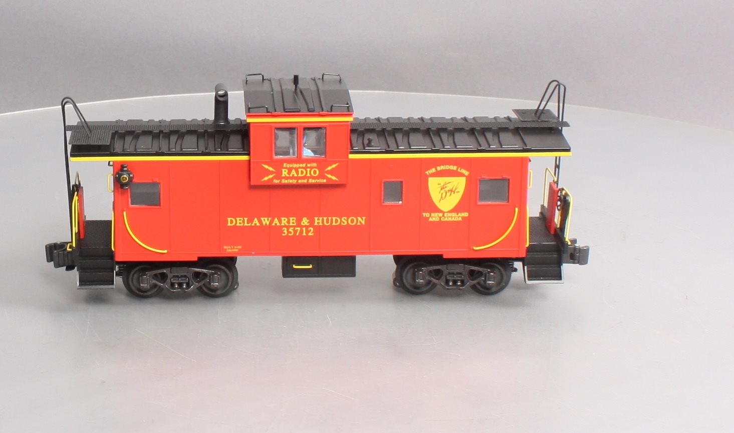 K-Line K613-1451 O Gauge Delaware & Hudson Extended Vision Caboose #35712 LN/Box