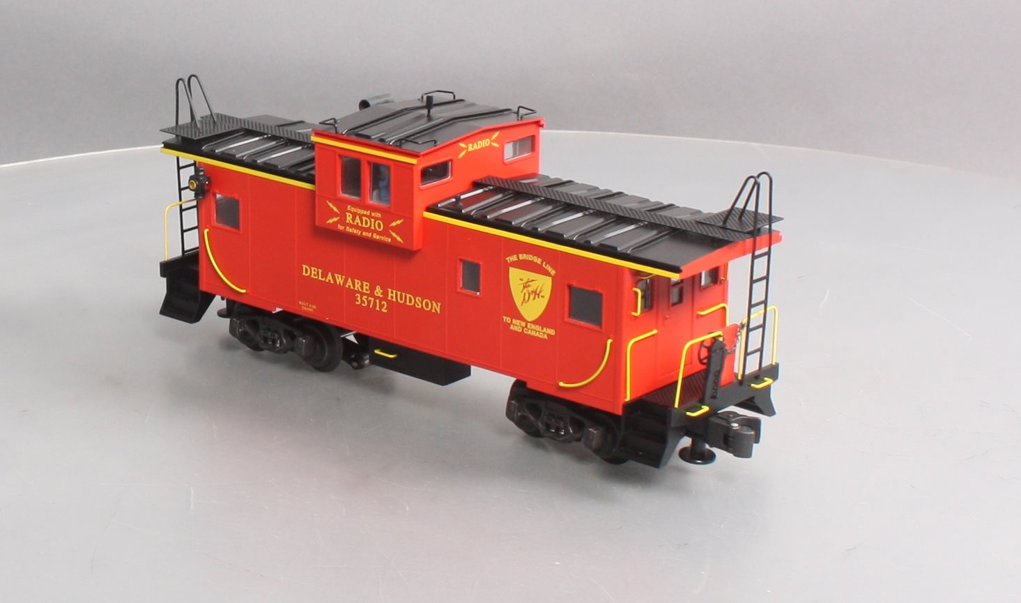 K-Line K613-1451 O Gauge Delaware & Hudson Extended Vision Caboose #35712 LN/Box