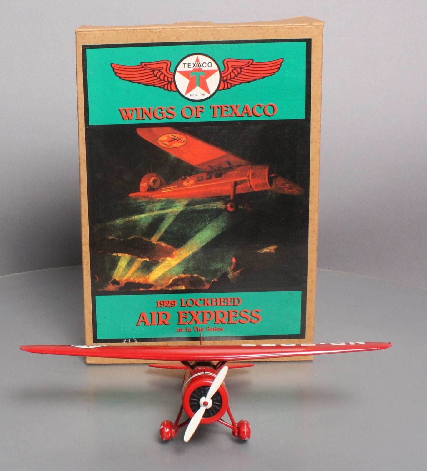 Ertl 3801 Wings of Texaco 1929 Lockheed Air Express Coin Bank