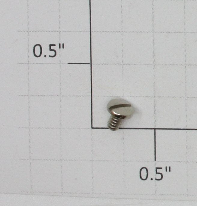 Lionel #4-36 x 3/16 Nickel Slotted Binding Head #263 Main Rod Screw