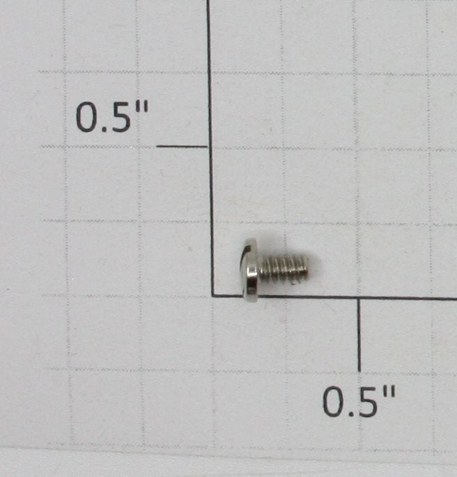 Lionel #4-36 x 3/16 Nickel Slotted Binding Head #263 Main Rod Screw