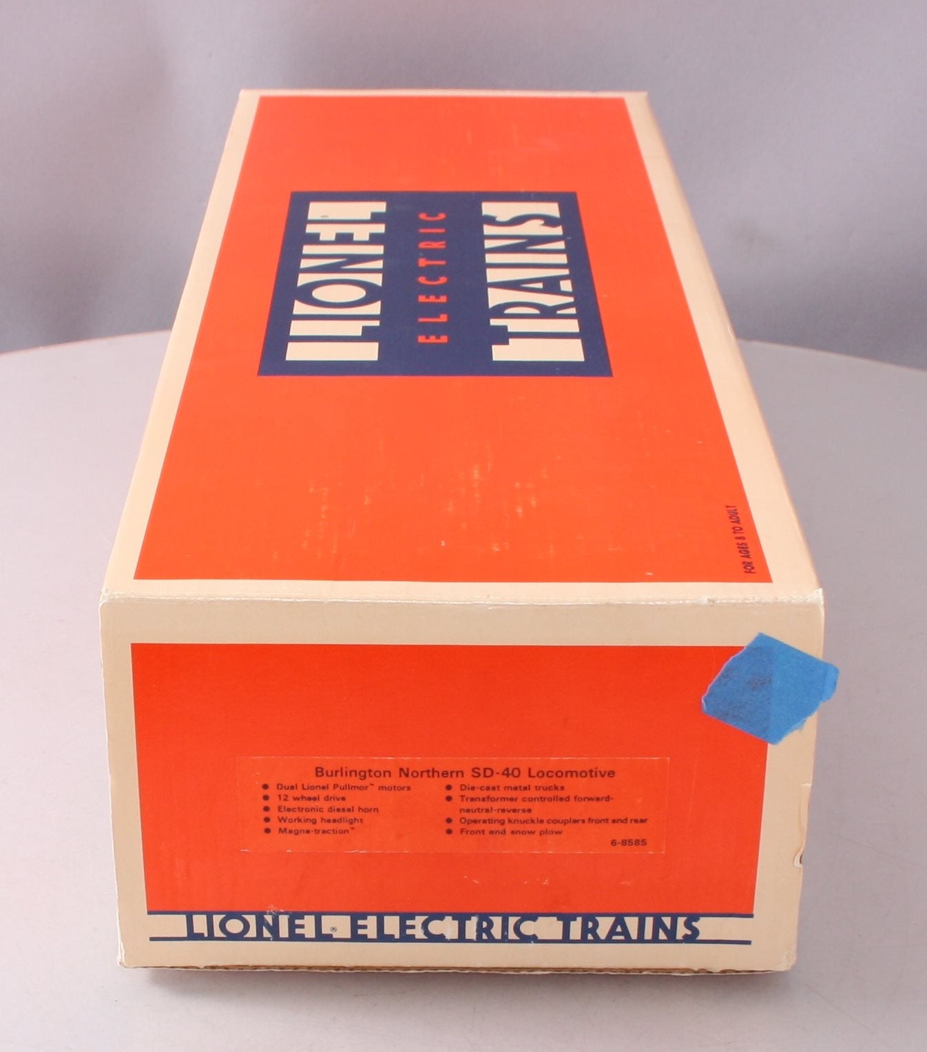 Lionel 6-8585 O Burlington Northern SD40 Powered Diesel Locomotive w/Horn LN/Box