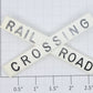Lionel 154-34 RR Crossing Arms with Black Lettering