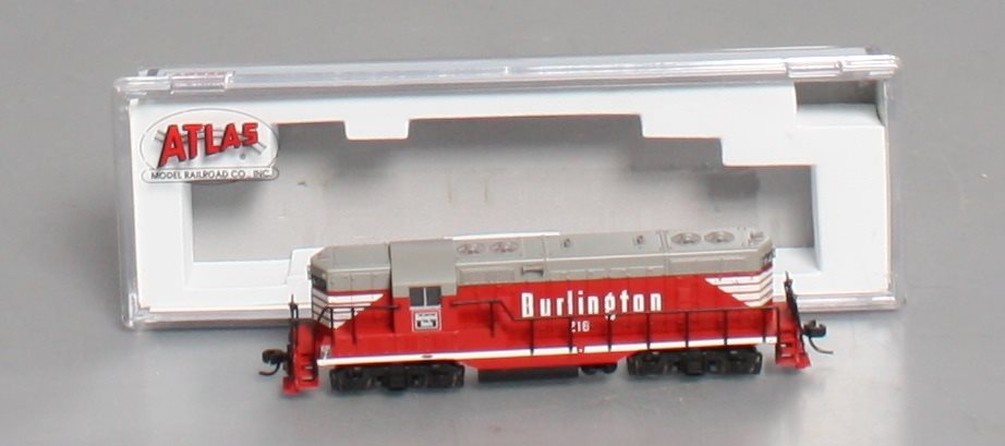 Atlas 40003100 N Burlington Route GP-7 Phase 1 Diesel Locomotive #218