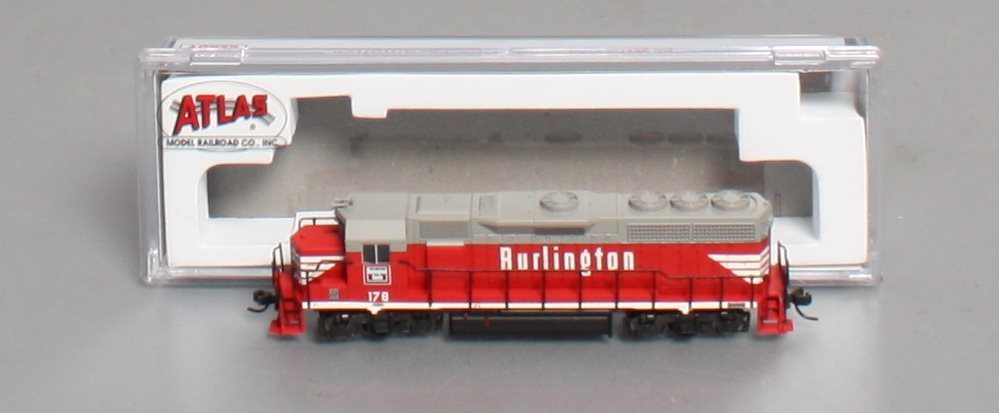 Atlas 40002772 N Burlington EMD GP40 Low Nose Diesel Engine #178