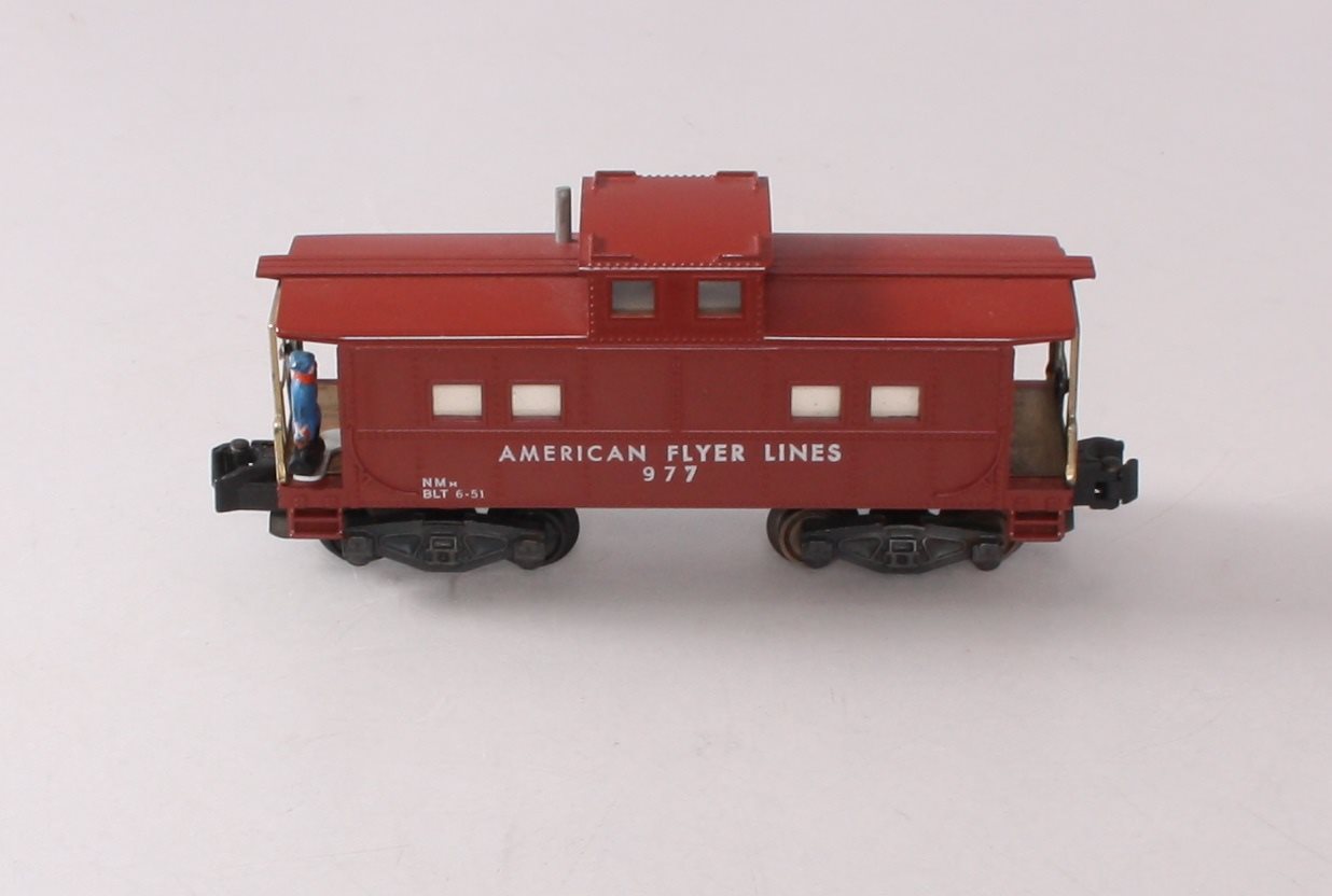 American Flyer 977 Vintage S American Flyer Lines Lighted Caboose