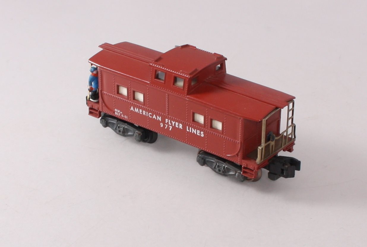 American Flyer 977 Vintage S American Flyer Lines Lighted Caboose