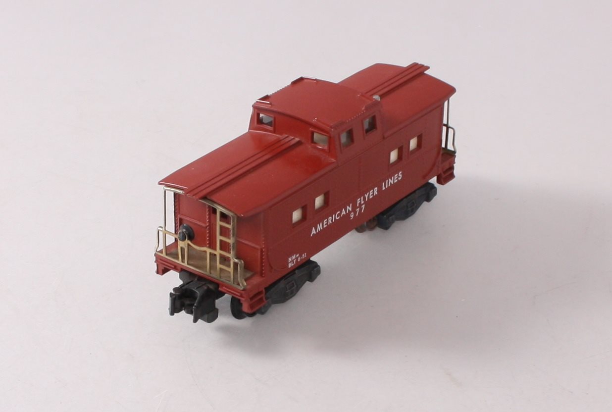 American Flyer 977 Vintage S American Flyer Lines Lighted Caboose