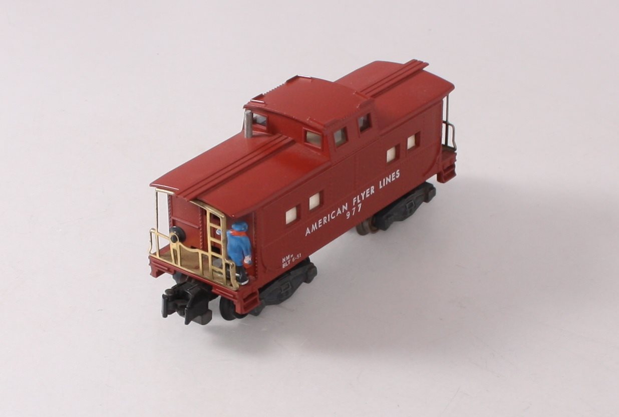 American Flyer 977 Vintage S American Flyer Lines Lighted Caboose